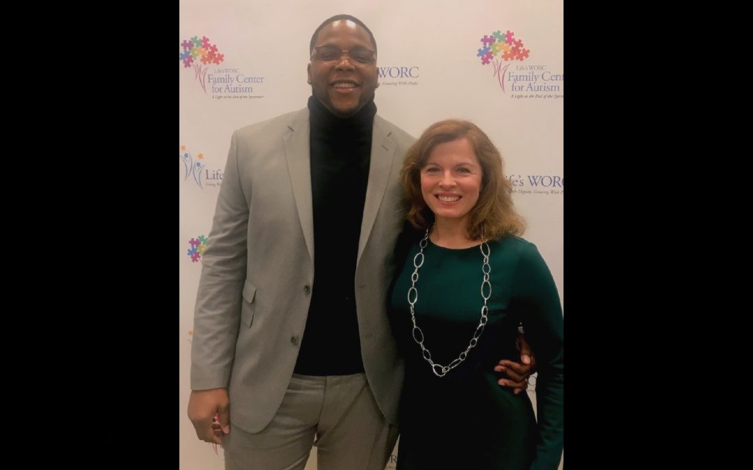NFL’s Bromley Honored for Autism Efforts; Basketball Fundraiser Set