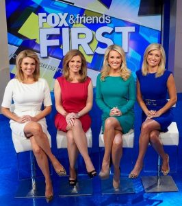 2012 The four co-hosts of 5am show Fox & Friends First - Heather Nauert, Patti Ann Browne, Heather Childers, Ainsley Earhardt